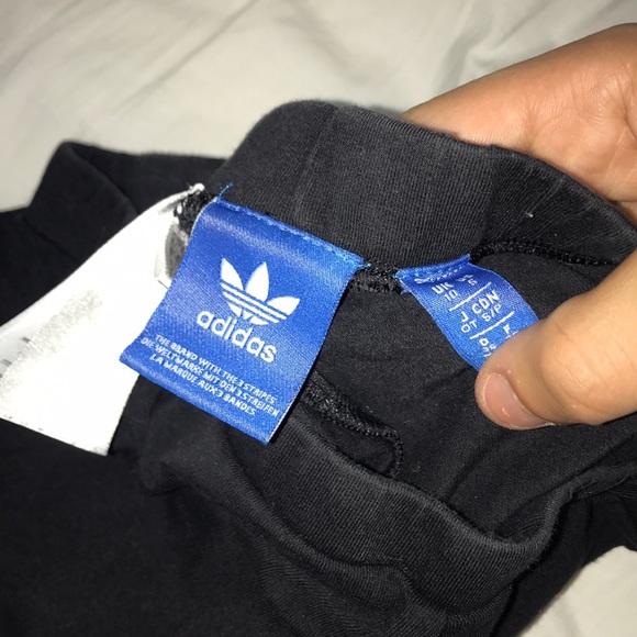 Adidas Logo Leggings Black - Picture 3 of 5